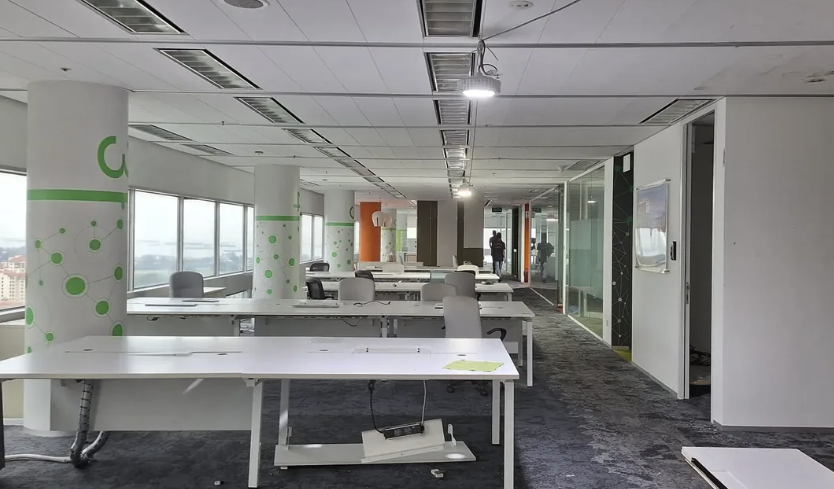 After: Education centre · bare unit to finished fit-out
